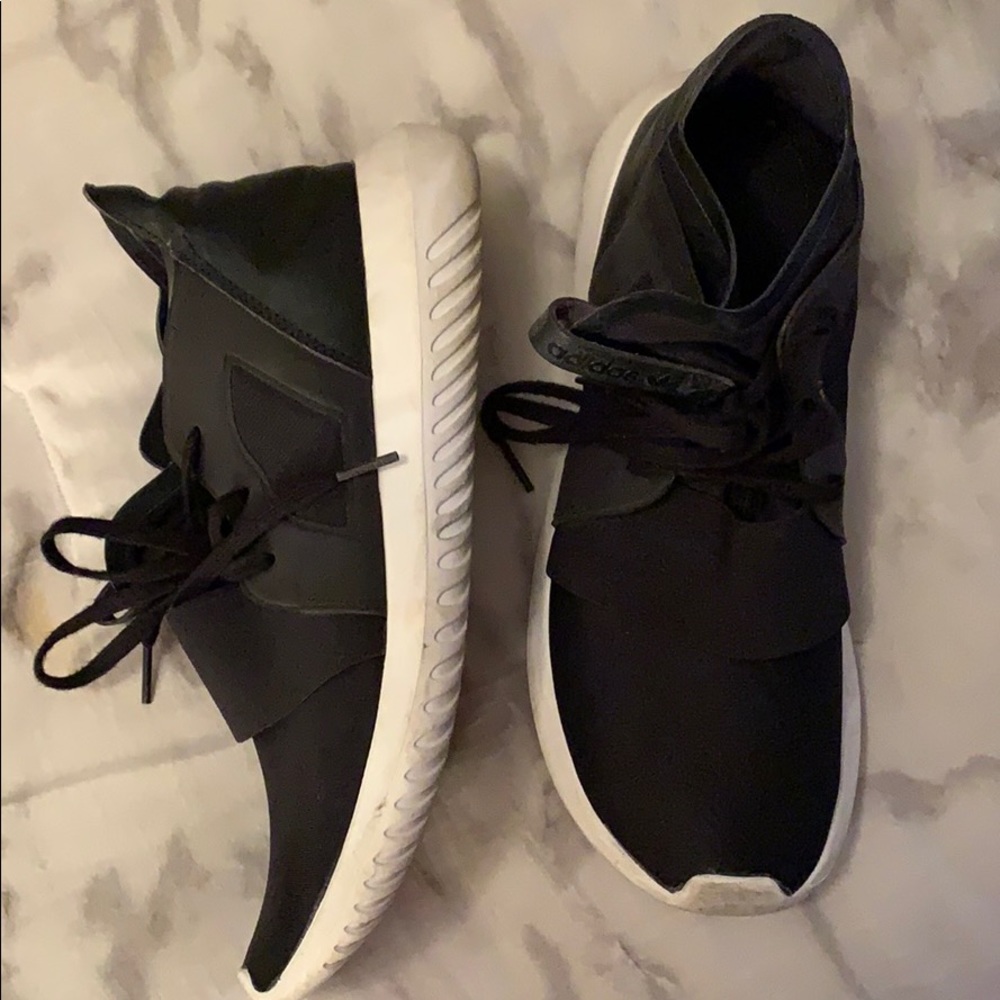 Addidas Black Tubular Shoes